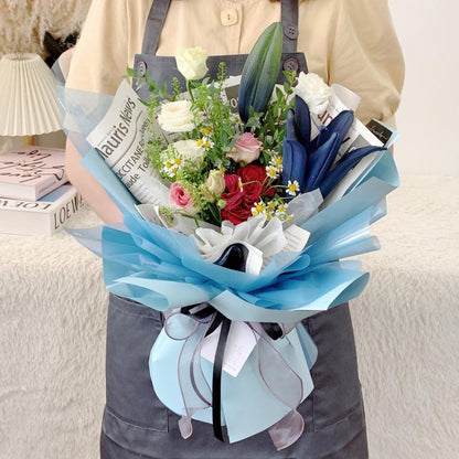 Bluey Lily Bouquet Laurels & Leafz