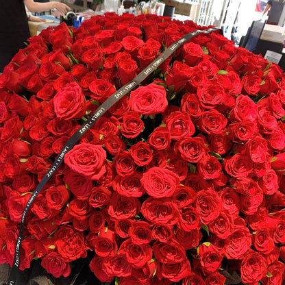 Blossoming Love 999 Roses Bouquet | Laurels & Leafz