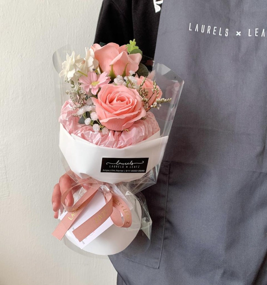 Rose Bliss Soap Bouquet | Laurels & Leafz
