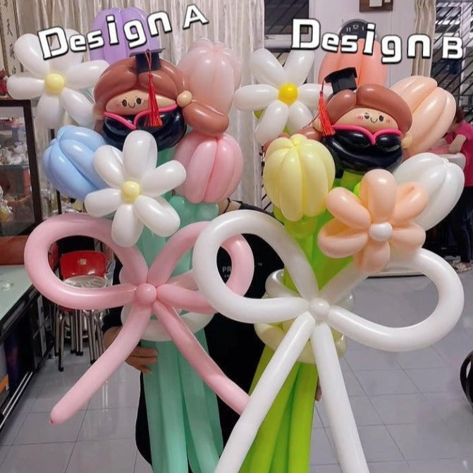 Graduation Balloon Flower Bouquet