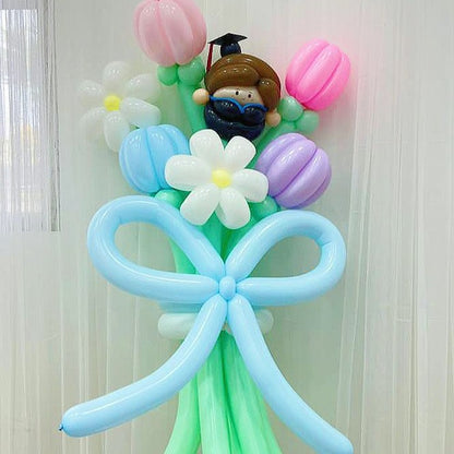 Graduation Balloon Flower Bouquet