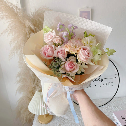 Beige Serenity Mix Flower Bouquet