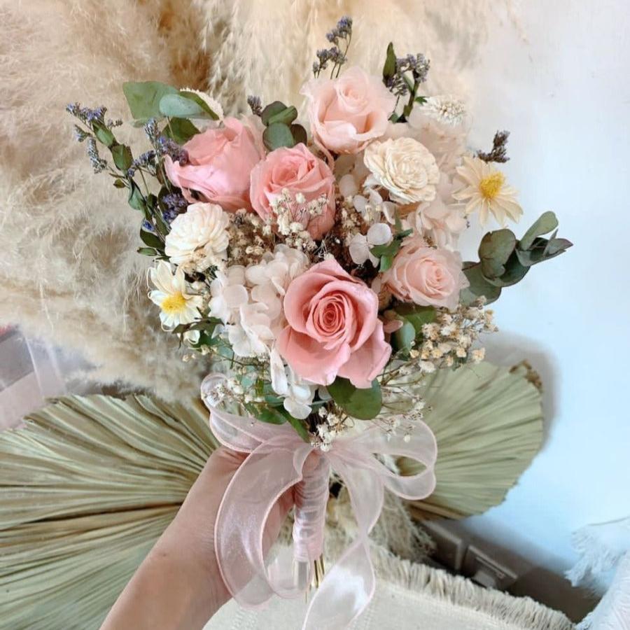 Giselle Everlasting Bridal Bouquet | Laurels & Leafz