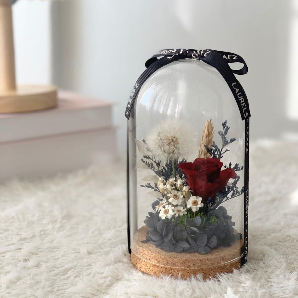 Le Petit Prince Preserved Flower Bell Jar