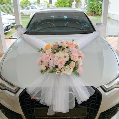 True love Wedding Car Decoration | Laurels & Leafz