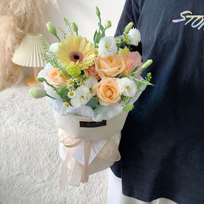 Golden Sunrise Mix Flower Bouquet