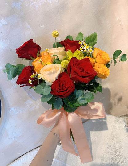 Destiny Rose Bridal Bouquet | Laurels & Leafz
