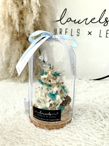 Sapphire Christmas Bell Jar (Include LED Light)