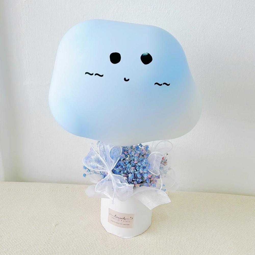 V2024 Little Cloud Baby Breath Balloon Flower Box