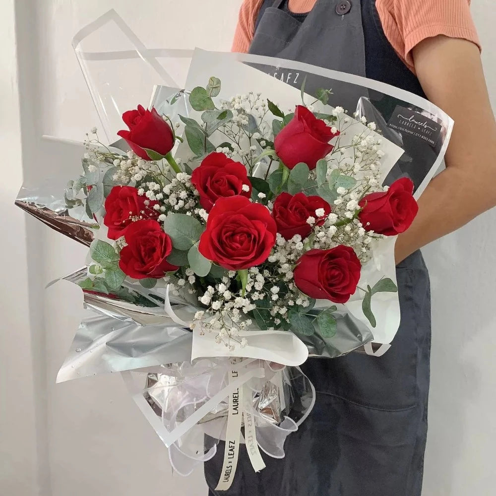 Feiry Fresh Rose Bouquet | Laurels & Leafz